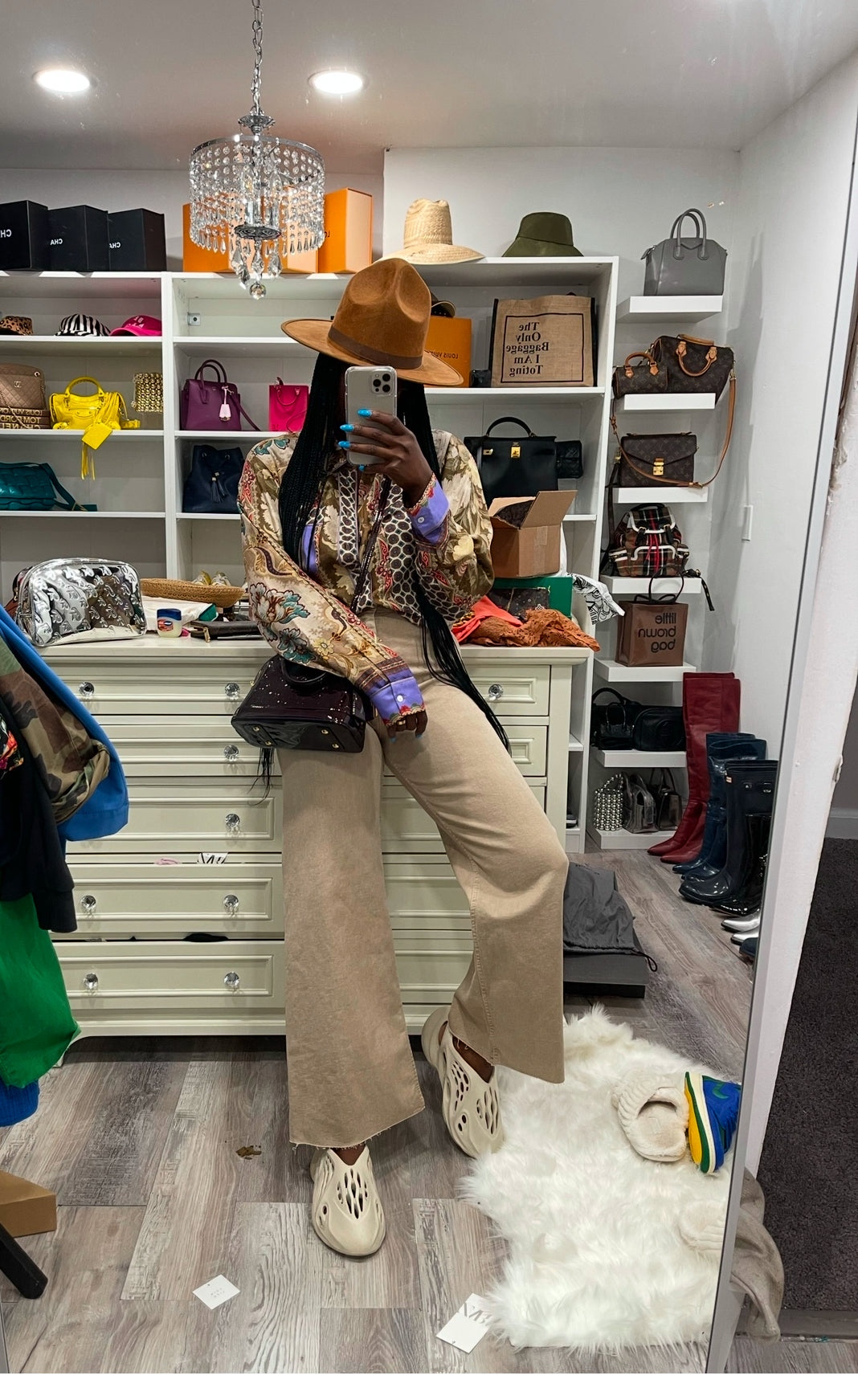 Zara Cropped straight denim pant