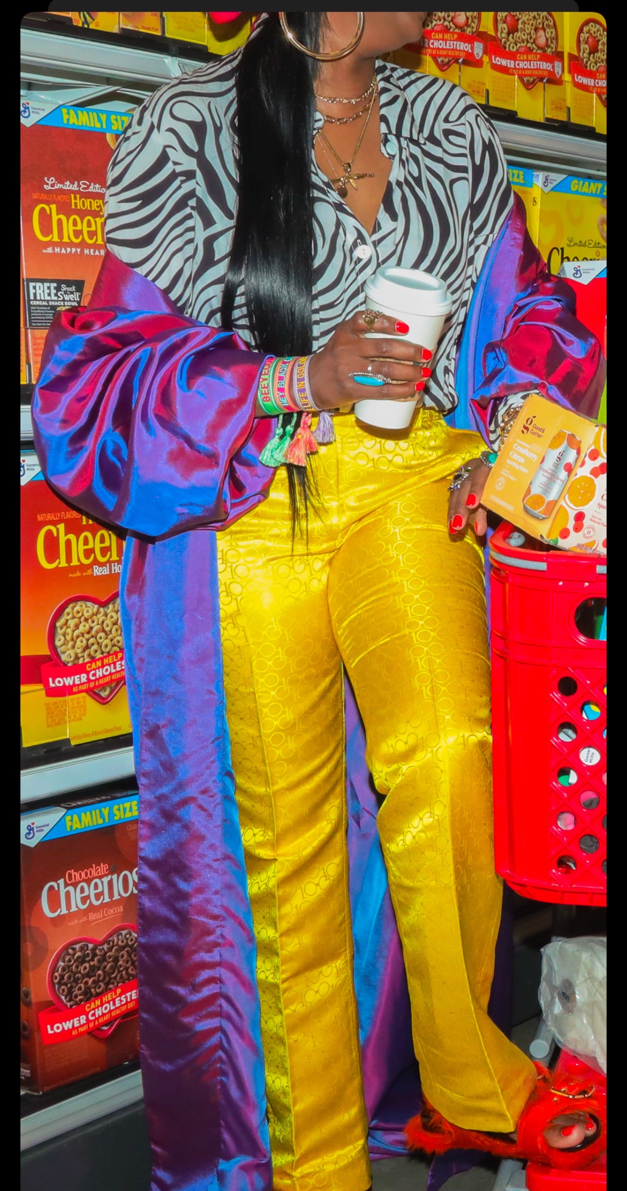 Yellow HM Iris Apfel Pants