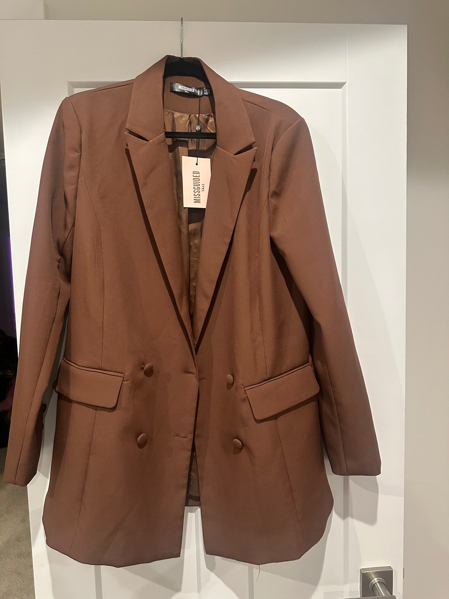 Misguided Chocolate Blazer