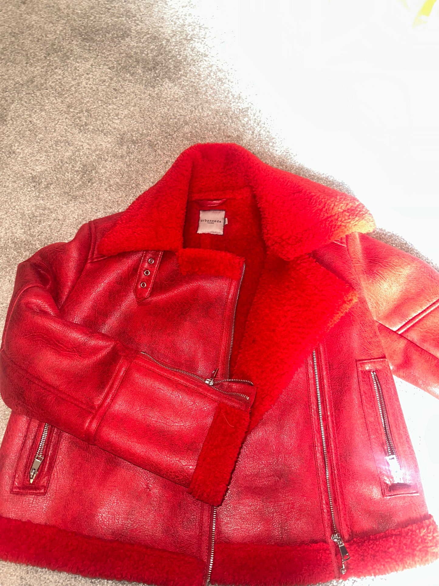 Red Motor Shearling