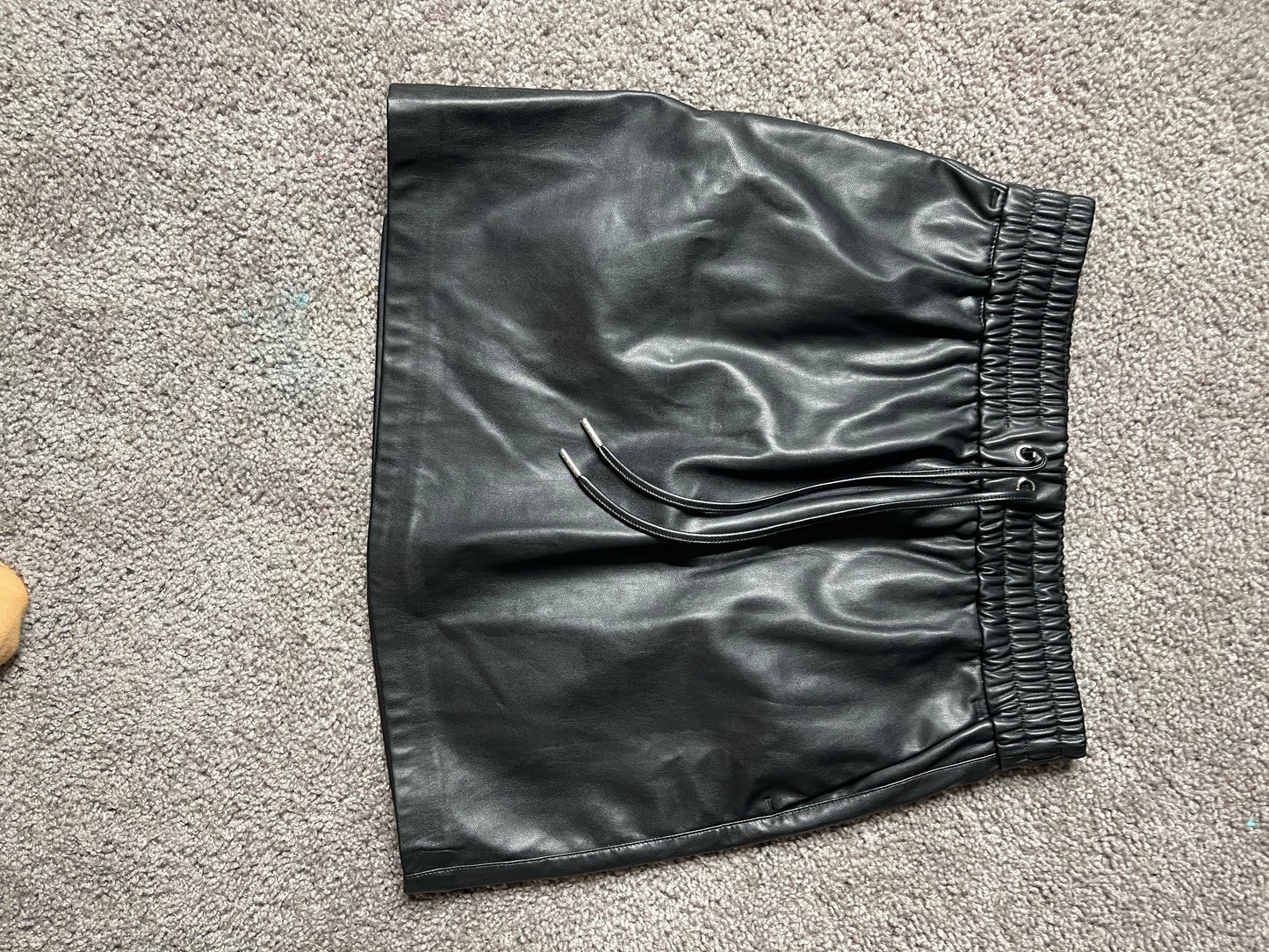 Mini Faux Leather Skirt