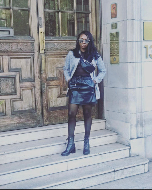 Mini Faux Leather Skirt